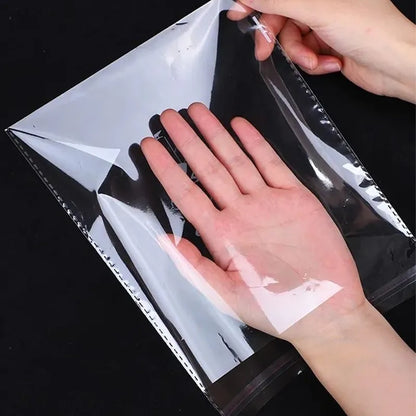 300/100pcs OPP Self Adhesive Plastic Bags Transparent Self Sealing Bag for Jewelry Cookie Candy Gifts Packaging Bags Pouches