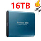 Genuine Portable SSD 1TB High Speed External Hard Drive 2TB/4TB USB 3.2 Hard Disk 16TB Mass Solid State Drive for Laptop/PC/MAC