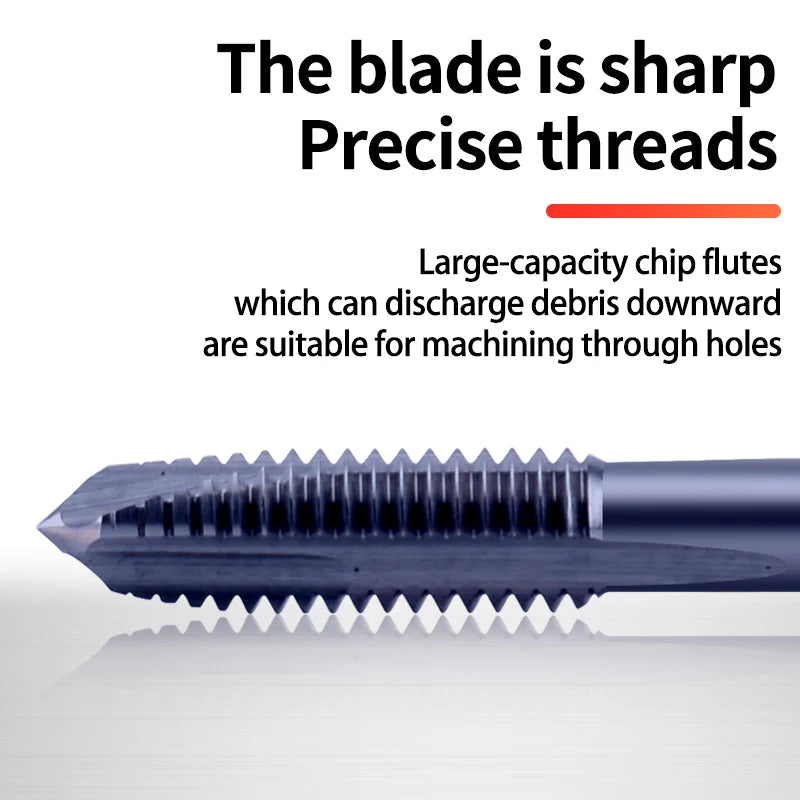 BOSS TAPS HSSE M35 M42 DIN 371 376 Standard Spiral Fluted Tap Pointed Roll Forming M2.5 M3 M4 M5 M6 M8 Machine Screw Thread Taps
