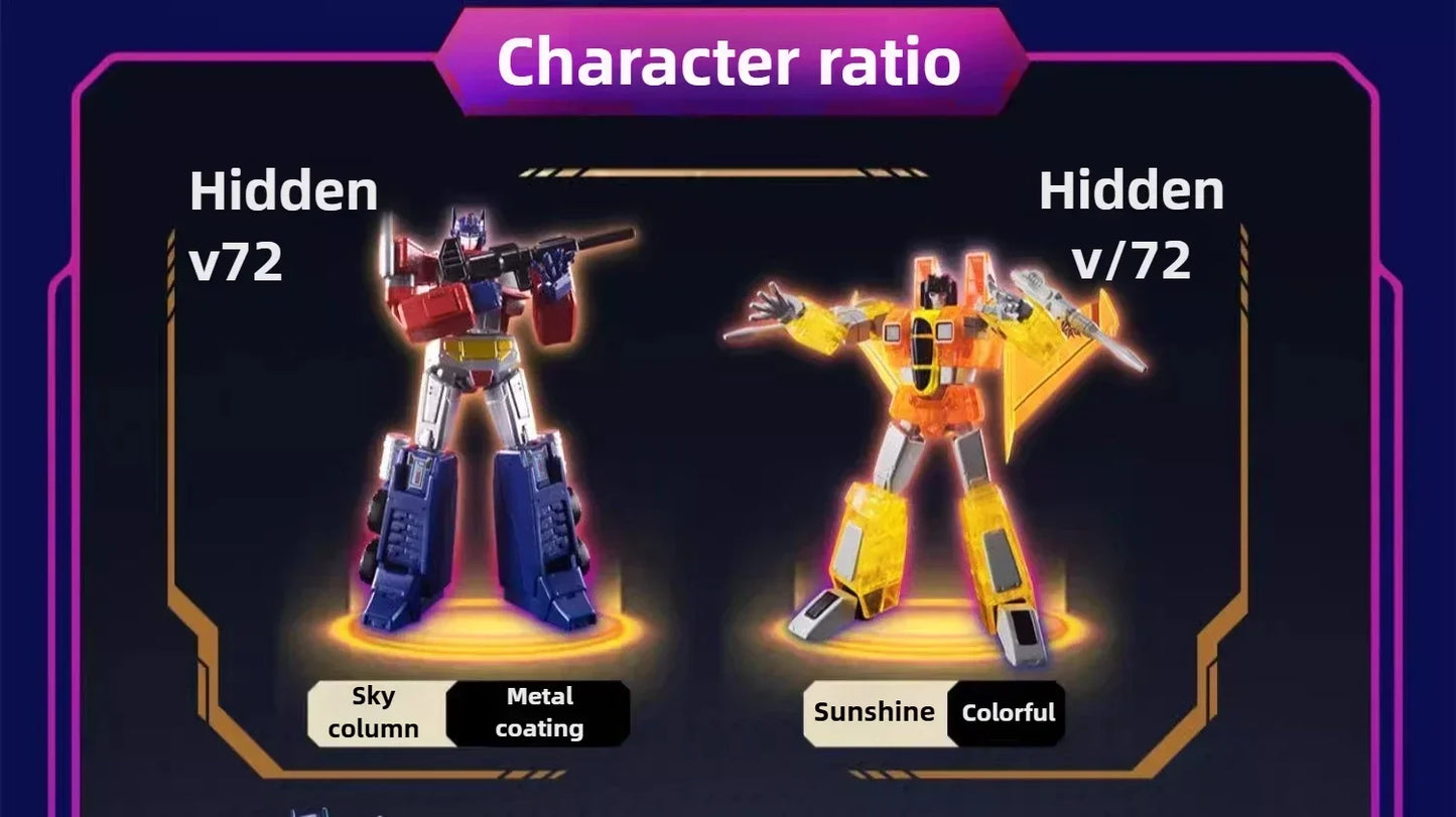 Blind Box Transformers Articulated Figure - AULDEY AAE Optimus Prime Soundwave Multi-Pose Action Model Display Gift for Kids