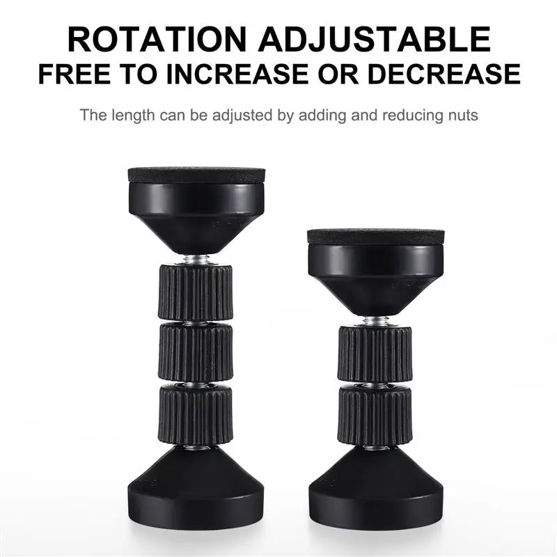 4 Pcs Furniture Fall Preventer Bed Frame Support Headboard Stabilizer Adjustable Sofa Stoppers Plastic Wall for Spacer NEW