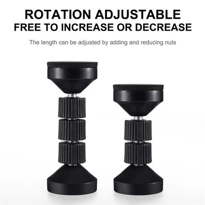 4 Pcs Furniture Fall Preventer Bed Frame Support Headboard Stabilizer Adjustable Sofa Stoppers Plastic Wall for Spacer NEW