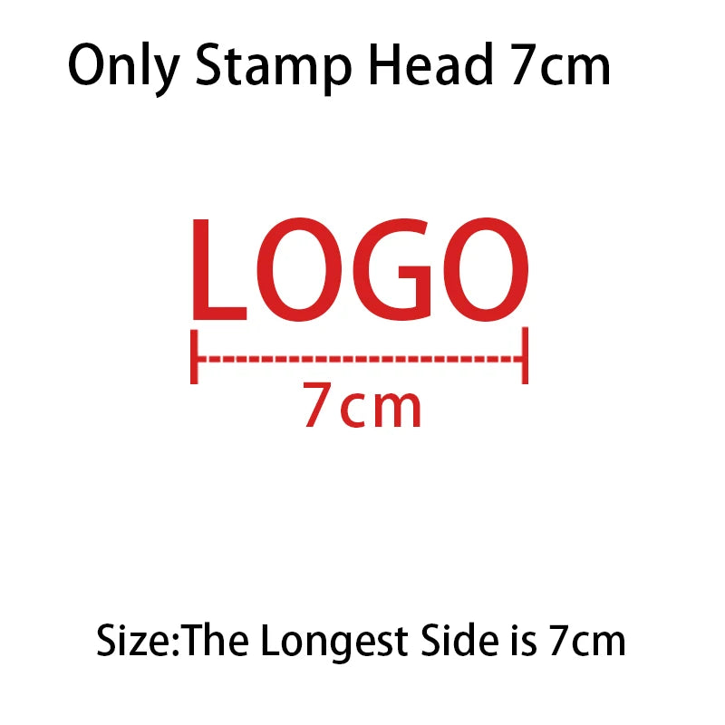 Personalized Leather Stamp Custom Logo Branding Iron Stamps Heating Brass Embosser Seals DIY Wood Cake Hamburger Craft Handmade