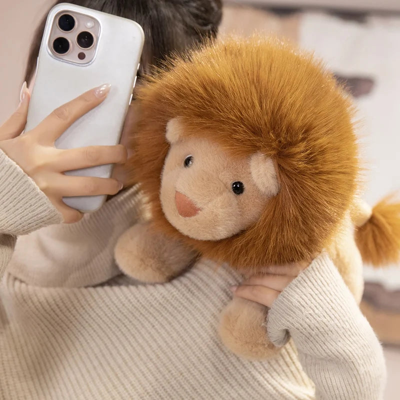 30/40/55cm Soft Kawaii Lion Plush Toys Stuffed Animals Cartoon Cute Lion Dolls Toys for Kids Room Decor Boys Birthday Gifts