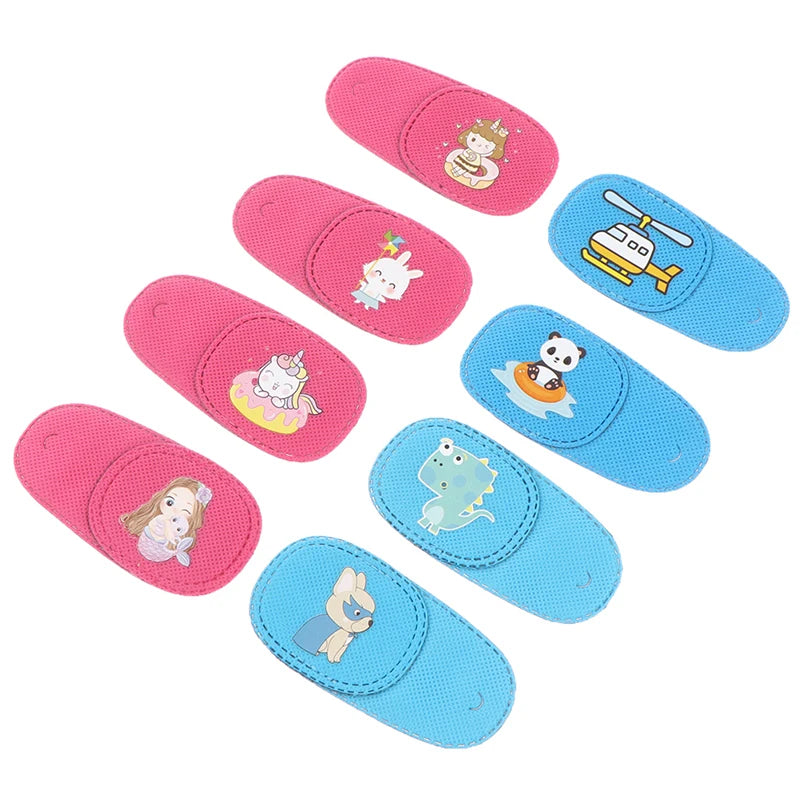 【6Pcs/set Children Health Care Kids Occlusion Medical Lazy Eye Patch Eyeshade For Kids Strabismus Vision Care Kit】