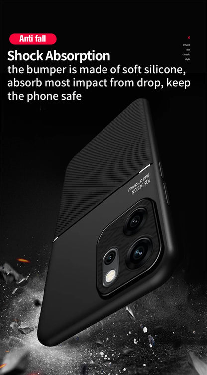 Oppo Reno 14F 5G Case Luxury Soft Leather Phone Cases for Reno14 F Reno14F 5G CPH2743 6.57“ ”Car Magnetic Holder Back Cover