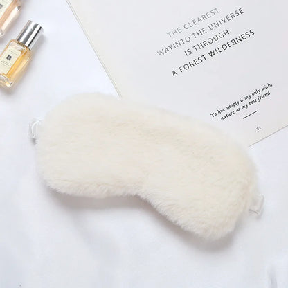 Sleeping Mask Sleeping Blindfold Soft Plush Eye Masks Cute Love Cloud Eye Cover Plush Mask Eyepatch Nap Health Eye Cover