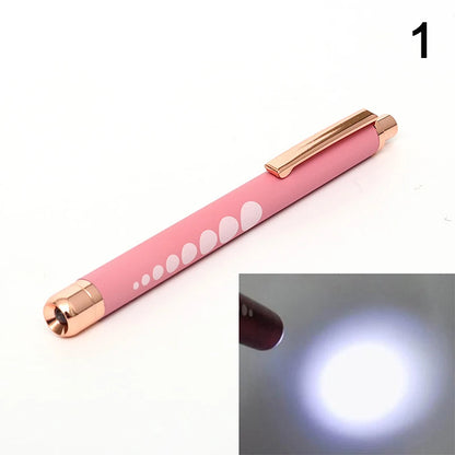 ★★★LED Medical Penlight Flashlight With Pupil Gauge Pocket Clip Pen Light For Doctor Nurse Diagnosis