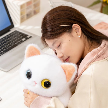 20/40cm Big Eyes Cat Plush Toy Pet Kitten Plush Doll High Quality Exquisite Cat Soft Comfortable Pillow Birthday Gift