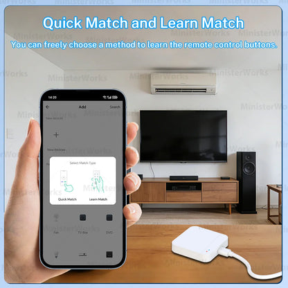 Tuya WiFi IR Remote Control with Zigbee Hub for Smart Home Remote Control Via APP SmartLife Work with Alexa Google Home