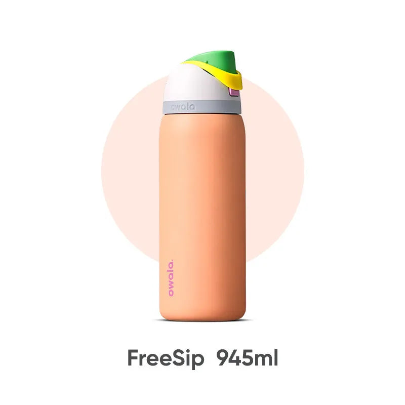 Owala Freesip 32oz Insulated Cup Straw Stainless Steel Water Cup Large Capacity Handheld Outdoor Insulated Pot 945ml