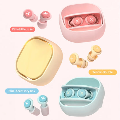 Soft Silicone Ear Plugs Professional Soundproof Noise Reduction Earplugs Sound Insulation Ear Protector Sleeping Earplugs