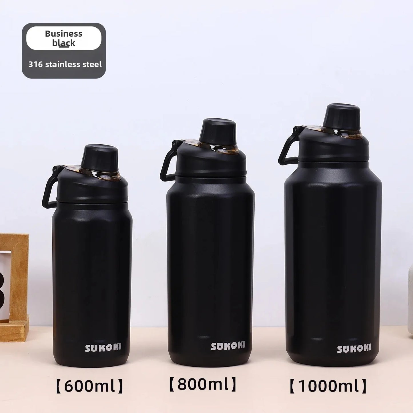 Large Capacity Portable Outdoor Sports Stainless Steel 316 Insulated Water Bottle Handheld Water Jug for Men from Mainland China