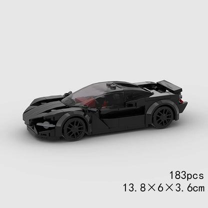 City Speed Racing Car Model Building Blocks DIY Bricks MOC Toy Classic Rally Sports Super Racer Vehicle Christmas gift technique