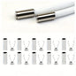 10pcs Heavy Duty Cord Locks Adjustable Metal Clips Secure Fastening for Shoelaces Bags Hoodies DIY Crafts Organizing Cables