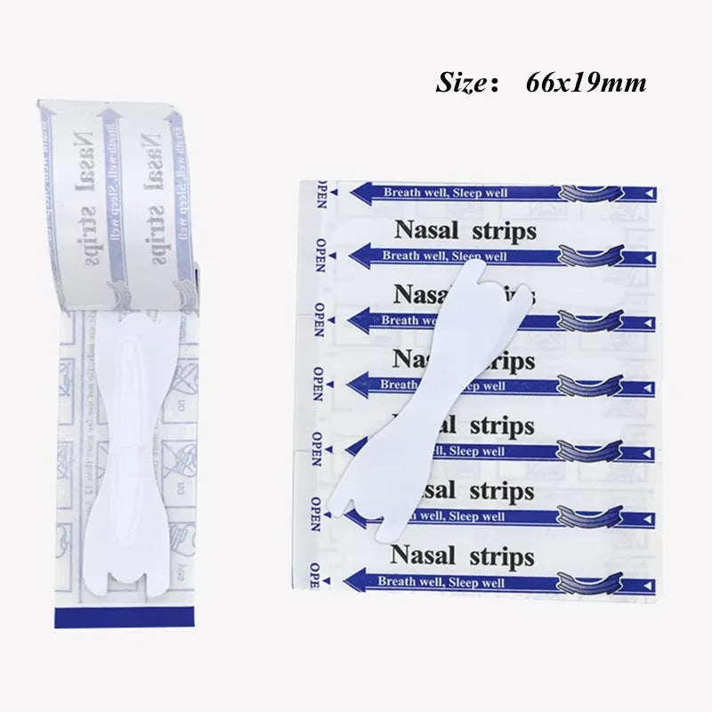 100/300pcsLot Transparent Nasal Strips Anti-SnoringSticker Better Nose Breath Reduce Snoring Tool Health Care Stop Snoring Patch