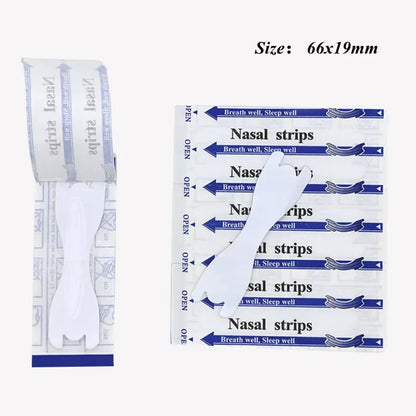 100/300pcsLot Transparent Nasal Strips Anti-SnoringSticker Better Nose Breath Reduce Snoring Tool Health Care Stop Snoring Patch