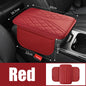 Multi-Functional Leather Car Armrest Storage Bag Auto Center Console Riser Protective Pad Car Organizer Accessory