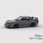 City Speed Racing Car Model Building Blocks DIY Bricks MOC Toy Classic Rally Sports Super Racer Vehicle Christmas gift technique