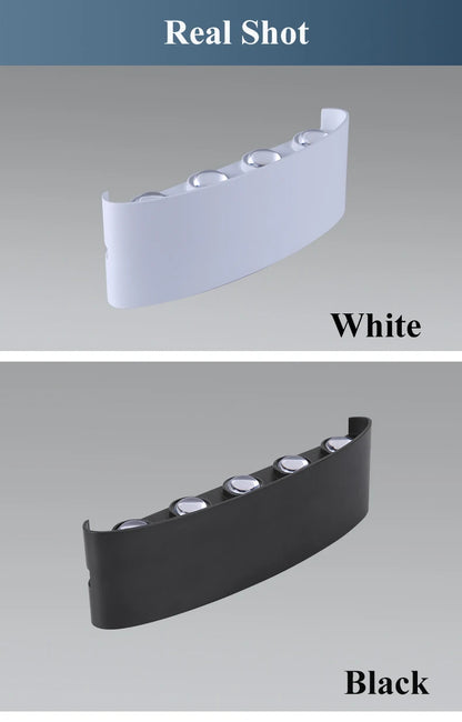 LED Wall Lamp AC110-265 IP65 Outdoor Waterproof Aluminum Wall Light Up Down luminous lighting Indoor  Stair Garden Sconce Light