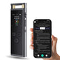 AI Voice Recorder transcription, Translation, Summary, Mind Mapping, Voice Activation 64GB Aluminum Dictaphone [AI Version]