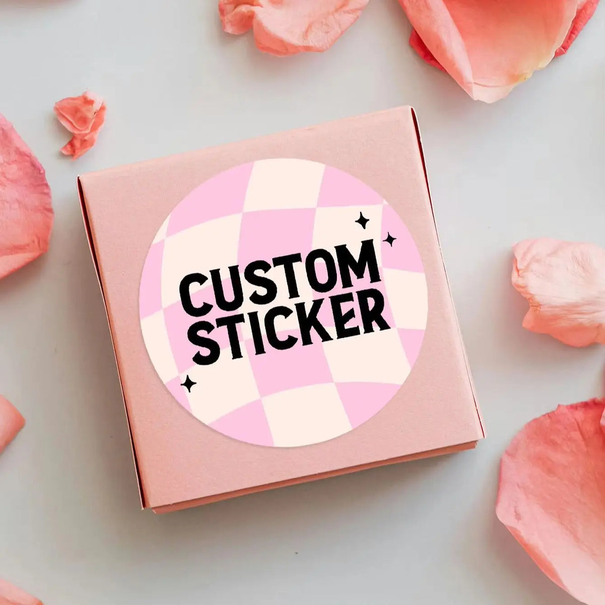 1-120Pcs Round Custom Stickers, Personalized Text Image Labels for Favor Pouches, Cookie Packaging & Party Invite Seals