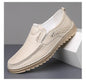 New Handmade Leather Men Shoes Casual Comfortable Men Loafers Slip on Leather Shoes Men Flats Hot Sale Outdoor Walking Shoes