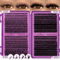 D Curl Individual Eyelash Clusters High Capacity Dense Eyelash Extension 8-16mm Suit for Different Makeup Beauty Long Lasting