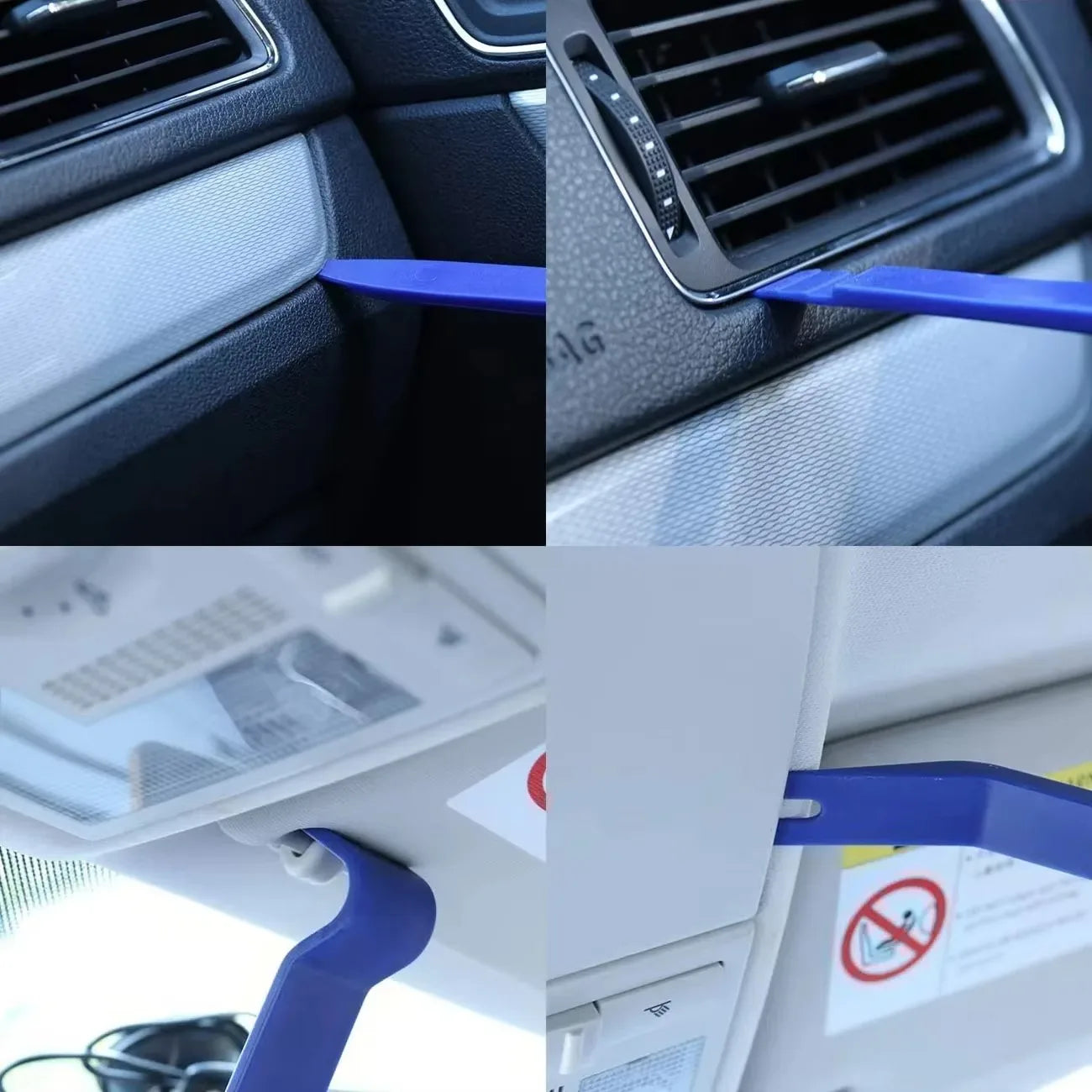 7/8/11/12Pcs Car Door Clip Car Disassembly Tools Set DVD Stereo Refit Kits Interior Plastic Trim Panel Dashboard Removal Tools