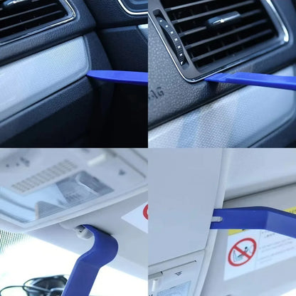 7/8/11/12Pcs Car Door Clip Car Disassembly Tools Set DVD Stereo Refit Kits Interior Plastic Trim Panel Dashboard Removal Tools