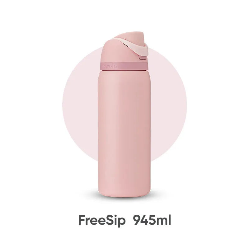 Owala Freesip 32oz Insulated Cup Straw Stainless Steel Water Cup Large Capacity Handheld Outdoor Insulated Pot 945ml