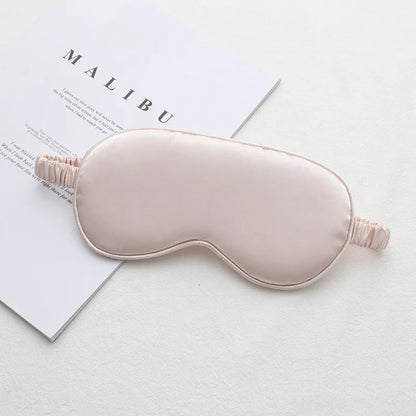 1pcs Imitated Silk Sleep Eye Mask Shading Patch Portable Travel Relax Eyepatch Lunch Break Cover Night Health Sleeping Shield