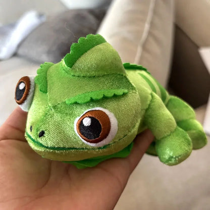 Cute Chameleon Plush Dolls Sit on Shoulders Plush Toys Stuffed Creative Lizard Doll Clothing Accessories for Kid Birthday Gift