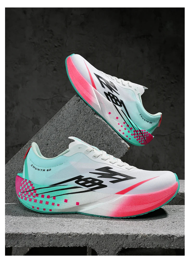 Marathon Men Running Shoes Carbon Board Speciality Sports Breathable Lightweight Women's Comfortable Chunta Athletic Sneakers