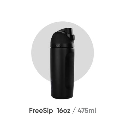 Owala Freesip insulated cup new straw cup stainless steel water cup portable cup 475ml，BPA-Free，16oz