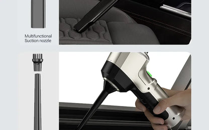 SZUK NEW C017MAX Car Vacuum Cleaner Wireless Mini Handheld Strong Suction Cleaning Machine Portable Vacuum Cleaner for Car Home