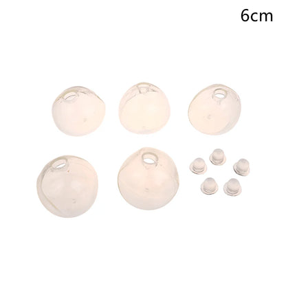 [DO]5Pcs/Set Relieve Stress Toy Handmade Ball DIY Empty Ball Leather TPR Fluid Player Noisy Ball Venting Ball[DO]