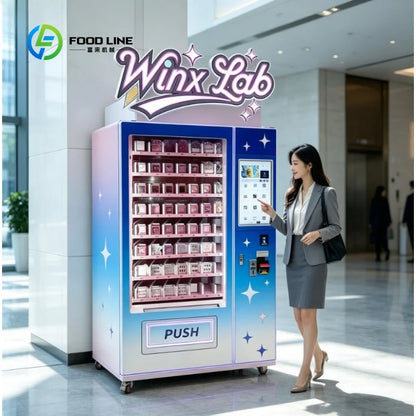 Touch Screen Eyelash Earring Vending Machine AI Virtual Trial Card Reader for Shopping Mall Retail Free Custom Stickers