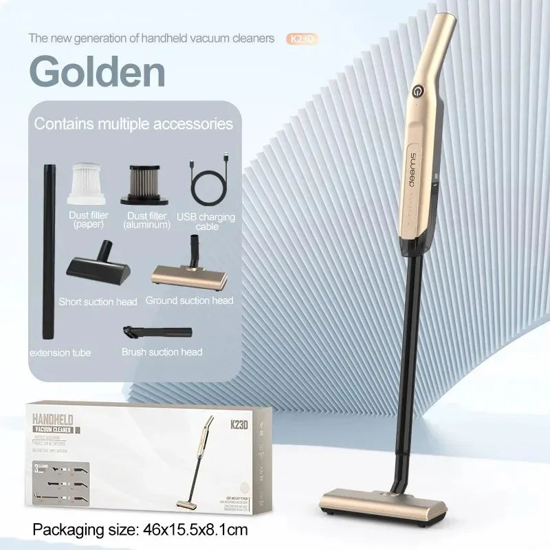 Wireless Handheld Vacuum Cleaner 20000Pa Strong Suction Lightweight Deep Cleaning for Home Pet Hair Car Floor Sweeping Tool