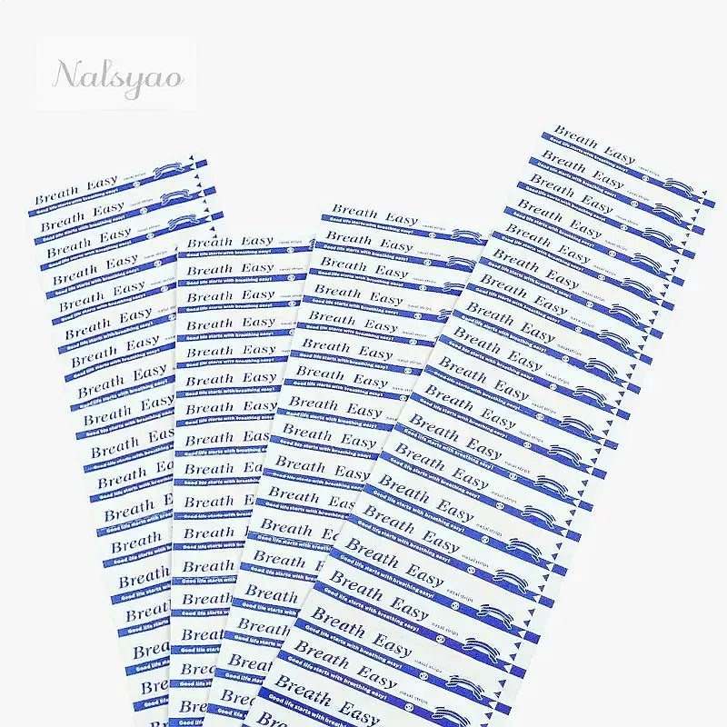 100-500PCS Breath Nasal Strips Stop Snoring Nose Patch Right Aid Easier Breathing Sleep Aid Device Good Sleeping Patch