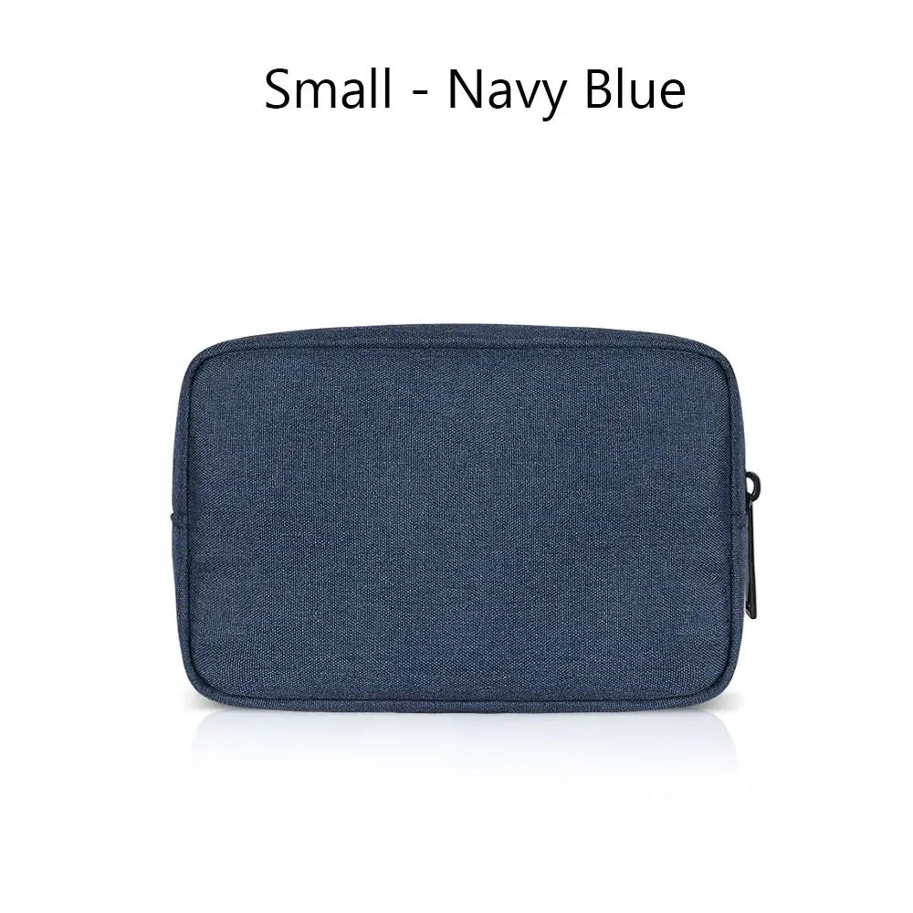 Digital Accessories Storage Bag Portable USB Cable Earphone Organizer Makeup Cover Travel Gadget Devices Pouch