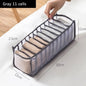 6/7/11 Foldable Underwear Underwear Socks Organizer With Dividers Clothes Storage Box Breathable Mesh Bag For Wardrobe