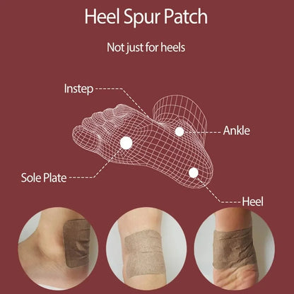 10/20/40PCS Heel Bone Spur Patch Plantar Fascia Achilles Tendon Anti-cracking Breathable Care Patch Relaxation Feet Help Sleep