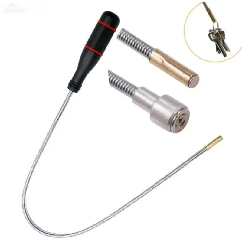 Flexible Magnetic Grabber Tool Heavy Duty Bendable Claw Pickup For Screws Nuts Keys Bolts Garage Workshop Retrieval