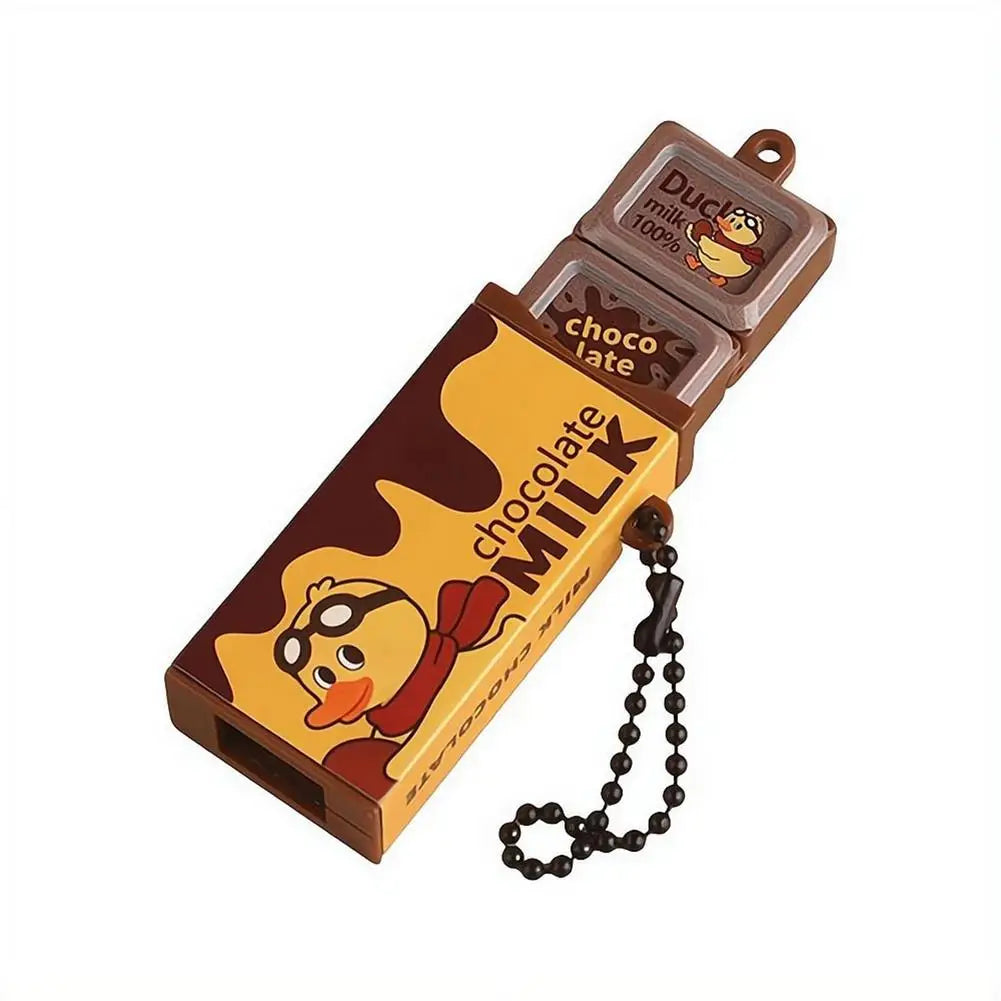 Simulated Chocolate Fidget Toy Stress Style Bendable Snap Stress Relief Keychain Pendant Creative Gift