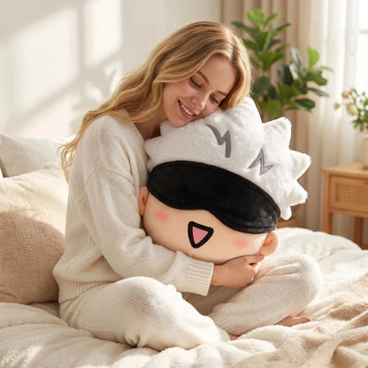 Jujutsu Kaisen Satoru Gojo Anime Plush Toy Cute Body Pillow Seat Cushion Car Bedroom Decor Soft Plushie Merchandise