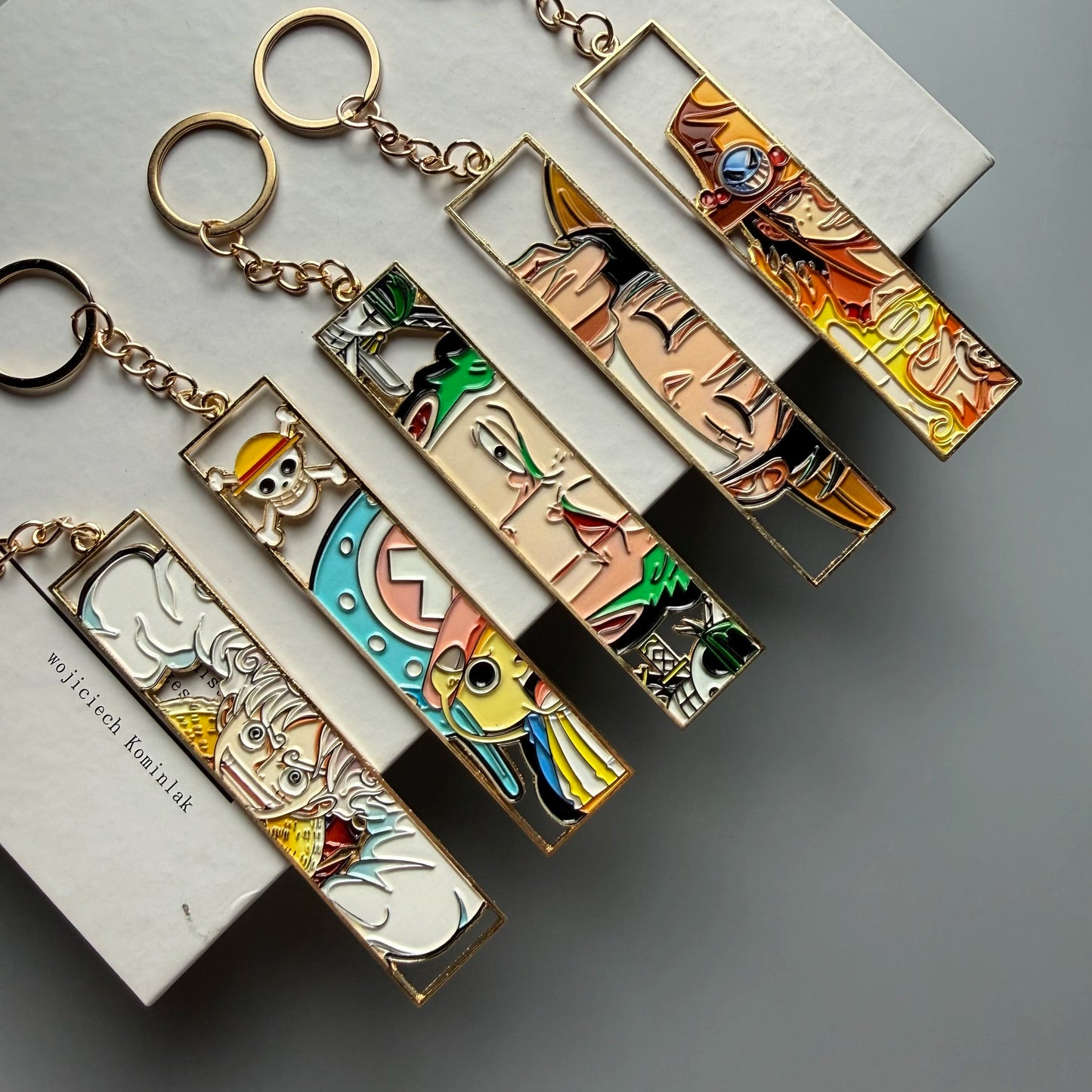 Anime Metal Hollow Out Keychains Bookmark Cute Jet Manga Fashion Bag Key Tag Jewelry Accessory Key Ring Holder Gift Anime
