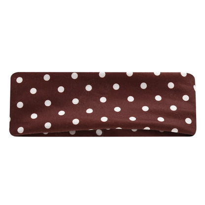 1-6Pack Polka Dot Headband for Women Non Slip Elastic Floral Hairbands Soft Fabric Hair Bands for Yoga Workouts Breathable