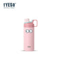 Tyeso 600ML Water Bottle With Eye Sticker Insulated Leak-Proof Fitness Flask Vacuum Flasks for Sport for Outdoor Workouts Travel