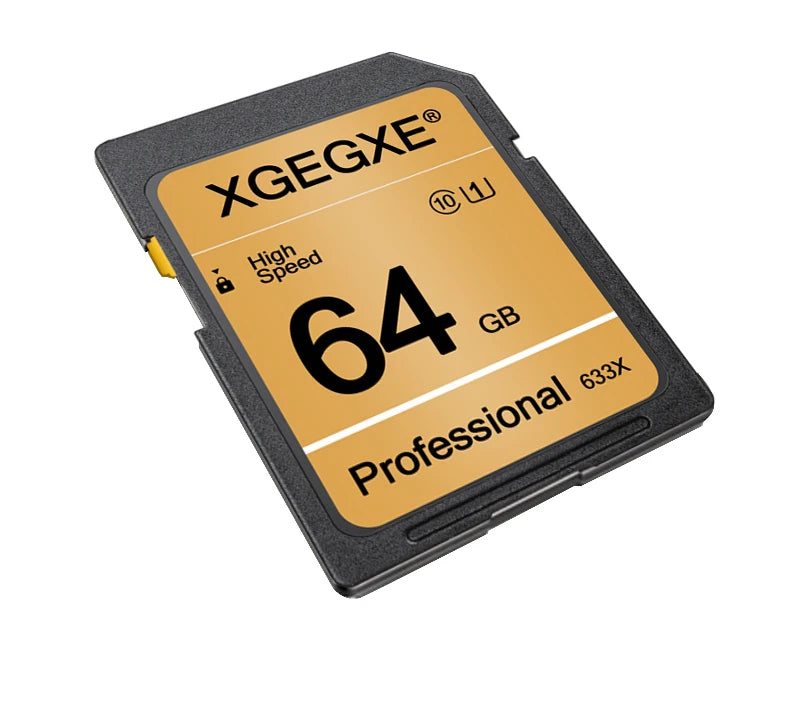 XGEGXE SD Card 32GB Class 10 High Speed 633x Video Card 4GB 8GB 16GB UHS-1 Professinonal Flash Memory Card for Camera Laptop